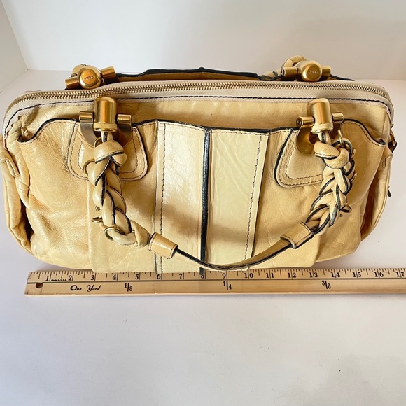 Chloe Heloise Large Beige Hand Bag Leather - Picture 16 of 16
